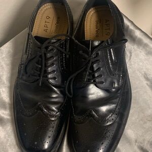 Apt. 9 Men's Shiny Black Derby Shoes